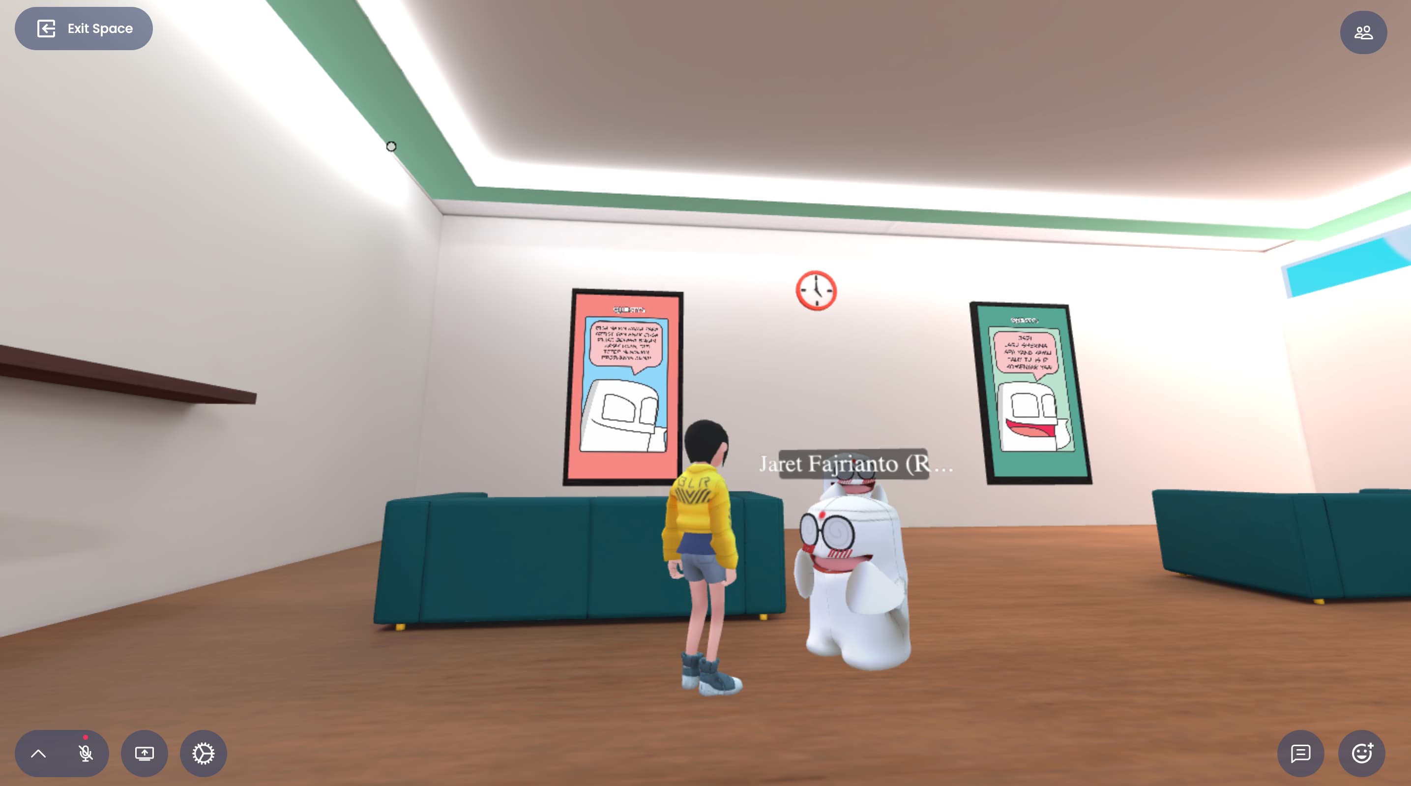 Meet the creator of GHOSTY'S COMIC in their virtual space